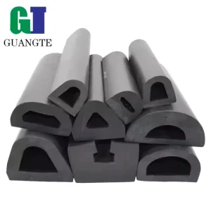 EPDM Rubber P SEAL Compactor Door Seal Dam Type Waterstop Strip Pattern Gasket Model Number Moulding Custom Cutting Processing