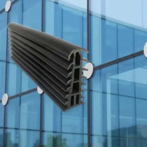 EPDM Rubber Seal Strip for Aluminum Window Door Curtain Wall Weatherproof Gasket with Cutting Welding Services
