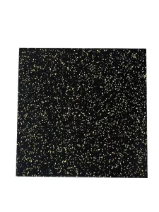 EPDM/SBR Rubber Floor Mat 30mm Thick 1m Shock-Absorbing Soundproof Anti-Skid Lines for Home Fitness