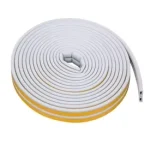 EPDM Self-Adhesive Foam Tape D-Shape 9x8mm Door and Window Seal for Wooden Door