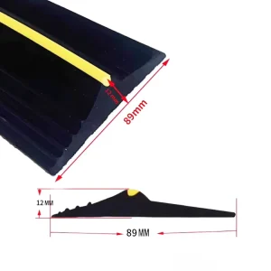 EPDM Warehouse and Garage Door Threshold Water Stop Floor Sealing Strip Durable Garage Bottom Seal with Cutting Service