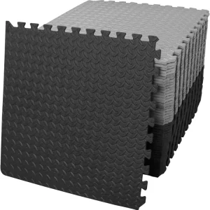 EVA Foam Puzzle Exercise Mats, Interlocking Protective Gym Flooring Tiles