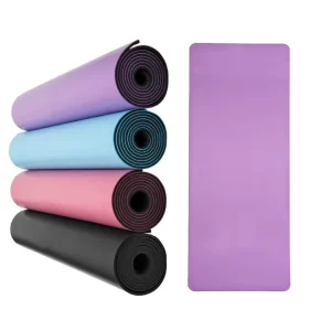 Eco Friendly Anti Slip 4.5mm No Sliding Excellent Grip Leather Shock Absorption Protect Joints Pu Natural Rubber Yoga Mat