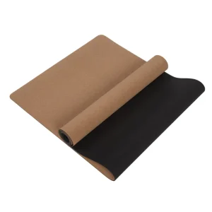 Eco Friendly Cork Natural Rubber Yoga Mat Non Slip Exercise Fitness Gym Pilates Mat for Hot Yoga