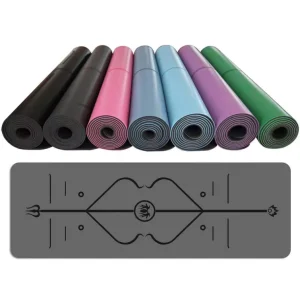 Eco Friendly Custom Logo High Quality Pilates Yoga Matt New Design PU Leather Natural Rubber Yoga Mat