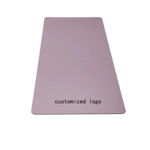 Eco Friendly Custom Logo Non Slip PU Yoga Mat 3mm 4mm 5mm Thickness Natural Rubber for Gym Use