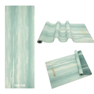 Eco Friendly Durable Natural Rubber Yoga Mat with Customized Logo