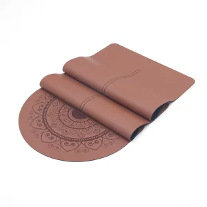 Eco Friendly Durable Polyurethane Natural Rubber Pu Xl Large Oval Yoga Mat 183x68cm 2-5mm Anti Slip Washable