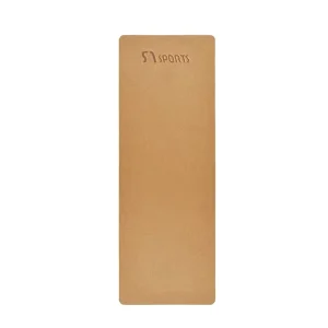 Eco Friendly Gym Thick Material Natural Rubber Cork Yoga Mat With Custom Logo Anti Slip Yoga Pilates 4-6mm