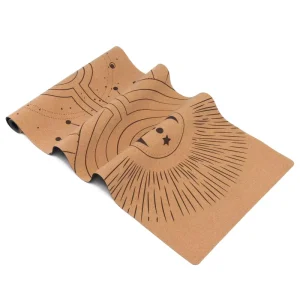 Eco Friendly Natural Rubber Pilates Mat Yoga Mats Luxury Exercise Fitness Mat Thick Rubber Mat with Holes