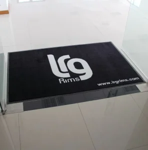 Eco-Friendly Nylon Fiber Doormat Rubber Backing Front Door Mat Machine-Washable Pet-Friendly Sound-Absorbing