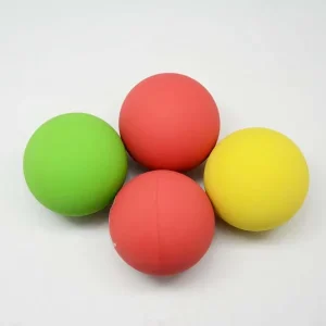 Eco Friendly Rubber Bouncing Ball Bright Color Rubber Racket Ball Hollow Squash Ball