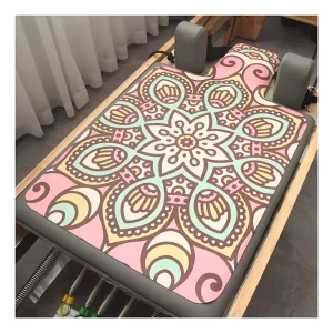 Eco Friendly Suede Rubber Pilates Yoga Exercise Mat Non Slip Durable Folding