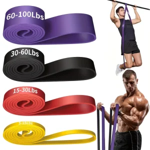 Eco Friendly TPE Resistance Band Exercise Fitness Bands for Yoga Pilates Strength Training