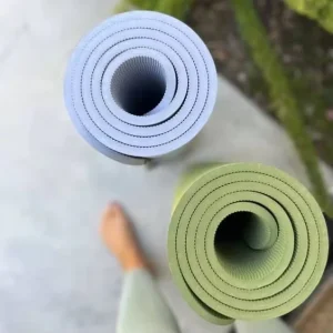 Eco Friendly TPE Yoga Mat With Alignment Lines Tapetes Para Yoga Non Slip High Density Estilla Esteras De Yoga