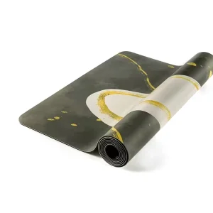 Eco PU Natural Rubber Yoga Mat Waterproof with Non-Slip Grip 4mm Thick