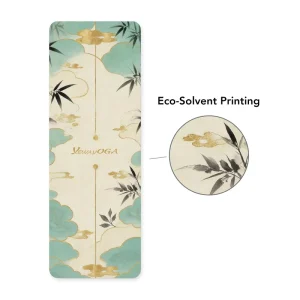 Eco Solvent Print Yoga Mat Full Surface Digital Printing Custom Logo PU Natural Rubber Yoga Mats OEM Supplier