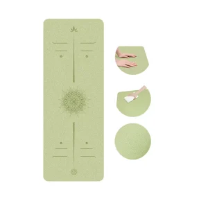 Eco friendly Natural Rubber Matte Printed Yoga Mat Recycled Pilates Black Customized Yoga Mat PU Rubber