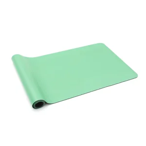 Eco friendly PU 100% Natural Rubber 4mm Thick Yoga Mat Non slip Laser Engraving Custom Logo and Color Exercise Mat