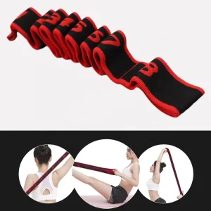 Elastic Polyester Fabric Rubber Workout Bands Dance Yoga Stretching Hip Band Strips for Resistance Loop