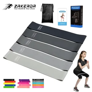 Elastic Rubber Fitness Bands Workout Gym Equipment Exercise Strength Training Yoga Pilates Hip Latex Resistance Bands