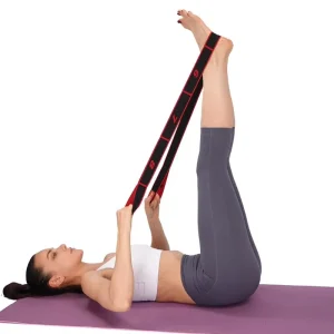 Elastic Workout Fitness Rubber Resistance Sport Exercise 8 Loop Stretching Yoga Stretch Band
