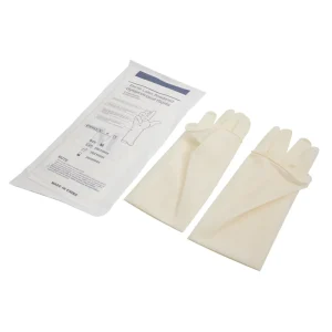 Elbow Length Gynecology Gloves White Long Cuff Latex Gynecological Surgical Gloves