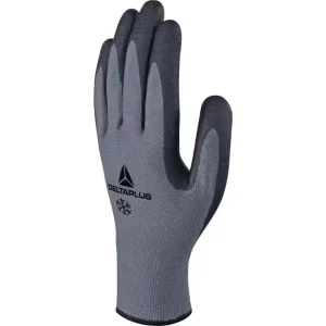 En388 Industrial Safety Rubber Protection Construction Non slip Grip Heavy Duty Nitrile Coated Work Gloves