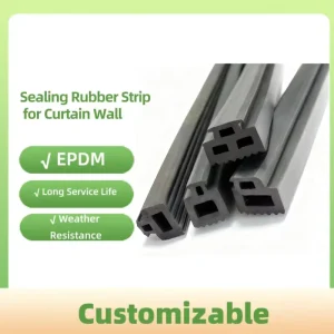 Epdm Rubber Door and Window Accessories Sound Insulation Dust proof Wind proof Curtain Wall Strips