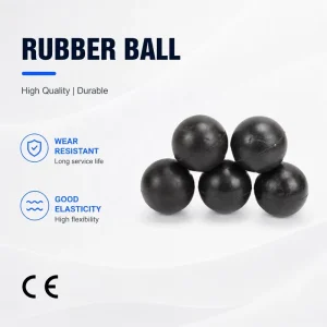 Export grade Rubber Ball Supplier High density Sealing Rubber Balls Anti slip Wear resistant Soft and Pressure resistant