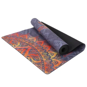Extra Long Rubber Suede Yoga Mat 183cm X 68cm 2mm Thick Non-Slip Eco-Friendly Rubber Durable for Daily Workouts