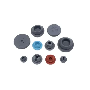 FDA Medical Customized Medical Bottle Cap Plug Silicone Rubber Ring Butyl Rubber Stopper for Vacuum Blood Collection Tube