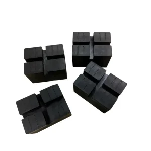 FST Auto Black Rubber Car Truck Cross Slotted Frame Rail Floor Jack Pad ISO9001 Certified for Lift Car Lifting Repair Tools Kit
