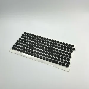 FULIO Customizable Molding Grade Silicone Mini Anti Non Slip Self Adhesive Laptop Keyboard Foot Feet Pad