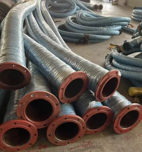 Factory 200mm Rubber Dredging Hose with Flange or Union Wear-Resistant Dredge Pipe