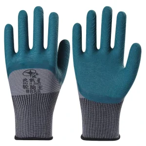 Factory Bulk Purchase Gloves Labor Protection Wear Resistant Durable Anti Slip Breathable Full Tire Rubber Leather Outdoor Work