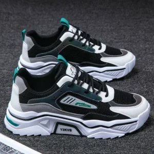 Factory Chunky Sneakers For Men Breathable Mesh Upper Thick Sole Casual Walking Shoes Customizable Shoes