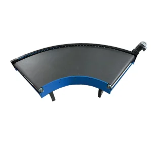 Factory Custom 90 Degree PVC Curved Belt Conveyor Adjustable Speed Turning Conveyor for Assembly Packaging Line