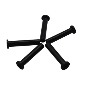 Factory Custom Black Rubber Sleeve Silicone Protective Tube Flanged Rubber Bushing for Cable Wire Protection