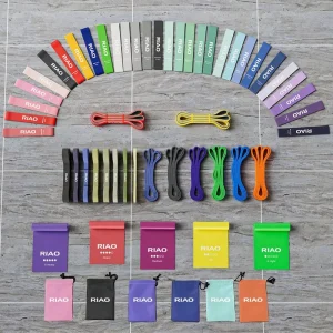 Factory Custom Color Rubber Long Loop Pull up Band Resistance Exercise Bands Set for Workout