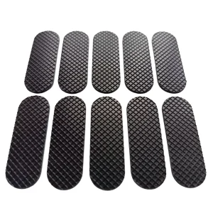 Factory Custom Die Cut Silicone Rubber Feet Pads with Self Adhesive for Shock Absorption & Anti Slip
