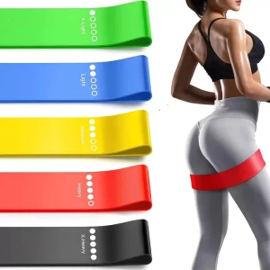 Factory Custom Logo Latex Mini Resistance Loop Band Exercise Bands Elastic Pilates Glute Workout for Yoga Pilates