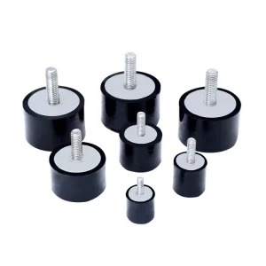 Factory Custom Molding Rubber Silent Block Rubber Metal Bump Stop Male Buffer