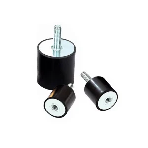 Factory Custom Molding VD Type Rubber Silent Block Rubber Metal Bump Stop Male Buffer for Industrial Machinery