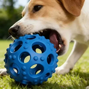 Factory Custom Pet Chew Toy Rubber Hollow Leak Food Ball Dog Molar Teeth Clean Rubber Pet Dog Chew Toys