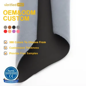 Factory Custom Polyester Velour Laminated SBR Neoprene Fabric Uesd for Helmet Liner Sports Protective Gear Waist Support Belt