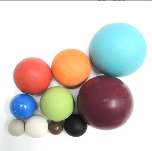 Factory Customized 5mm 50mm Silicone Rubber Ball Screen Ball Customized Vibrating Screen Ball