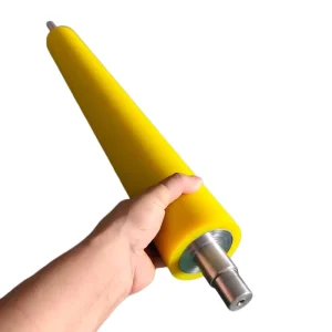 Factory Customized Anti static Polyurethane Rubber Roller 90 Shore Hardness Cutting Service