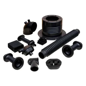 Factory Customized Flexible NBR EPDM Silicone Gasket Dust Cover Bellows Auto Shock Absorbing Dust Cover Boot Rubber Seal Sleeve