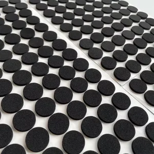 Factory Customized Printing EVA Material Die Cut Self adhesive Black Mat Foam Rubber Pad